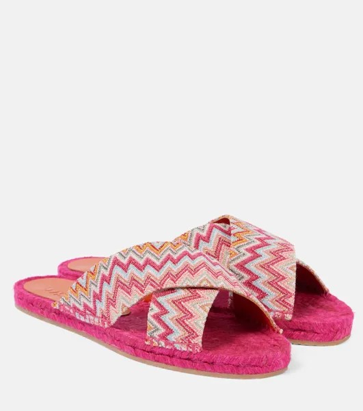 Босоножки Harlow с зигзагом Missoni, мультиколор