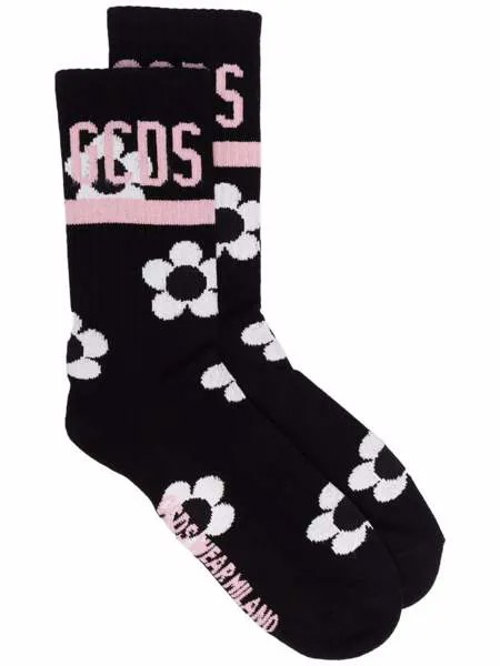 Gcds носки с цветочным принтом