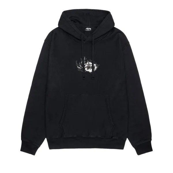 Худи Stussy Pigment Dyed Mosaic Dragon 'Black', черный