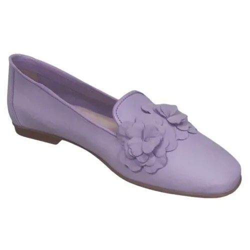 Туфли Sabrinas женские (арт 81038) фиолетовые из натурального нубука, размер 38
