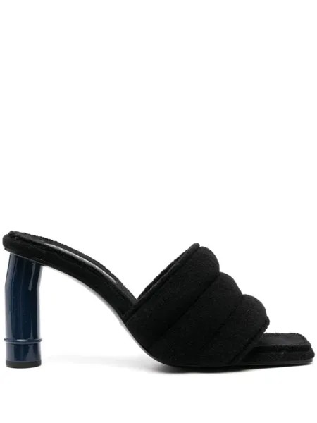 Nina Ricci мюли с квадратным носком, черный