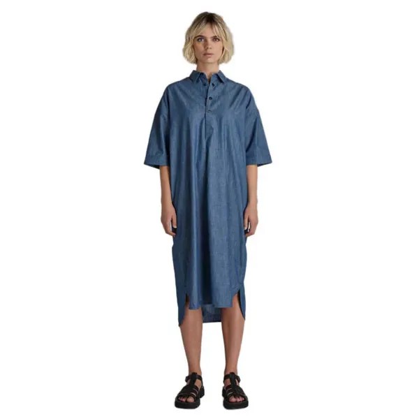 Платье с коротким рукавом G-Star Long Shirt, синий