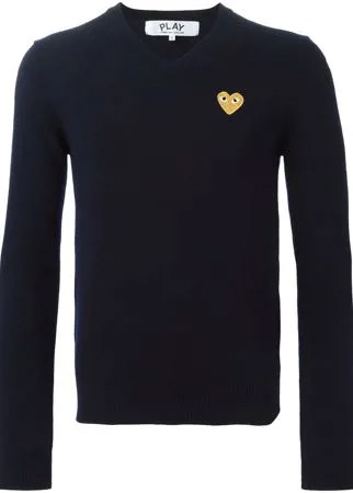 Comme Des Garçons Play свитер с вышивкой логотипа