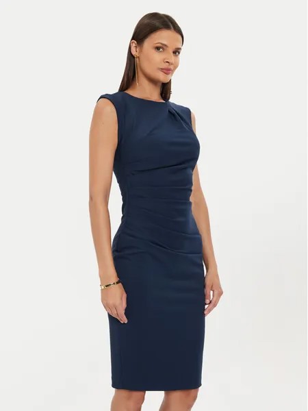 Коктейльное платье regular fit Rinascimento, синий