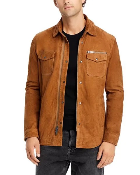 Замшевая куртка Star USA Camel Shilo John Varvatos, цвет Brown