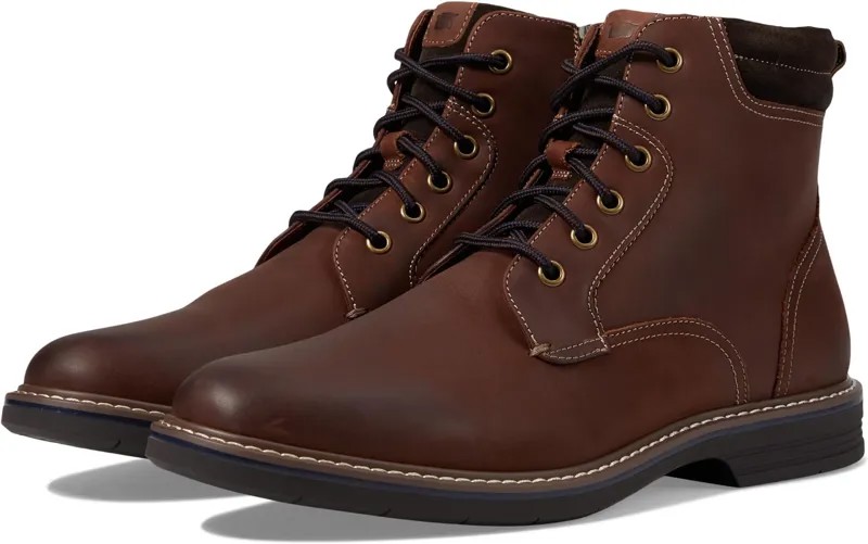 Ботинки на шнуровке Norwalk Plain Toe Lace-Up Boot Florsheim, цвет Brown Crazy Horse