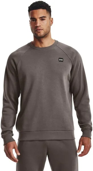 Свитшот мужской Under Armour Ua Rival Fleece Crew серый XS