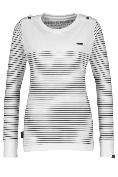 Лонгслив alife and kickin Langarmshirt,, Shirt, Longshirt, Oversize Shirt LeonieAK Z, белый