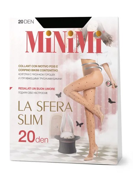 Колготки жен.mini la sfera slim 20 nero