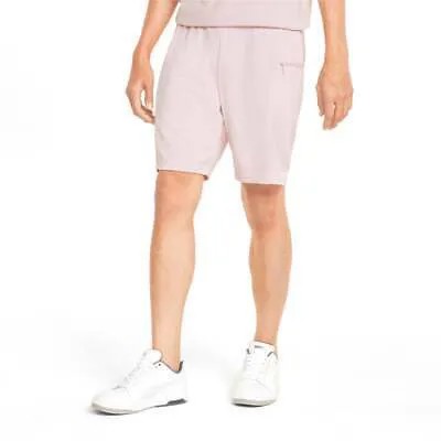 Шорты Puma Tennis Club Piquet 8 дюймов, мужские розовые повседневные спортивные штаны 53681016