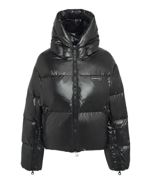 Пуховик с капюшоном aw23 Duvetica, черный