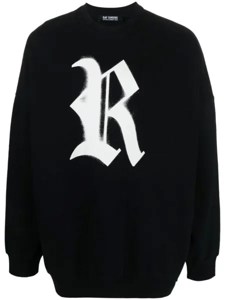 Толстовка с логотипом Raf Simons, черный