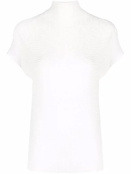 Issey Miyake рубашка с высоким воротником