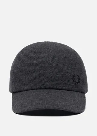 Кепка Fred Perry Pique Classic Embroidered, цвет серый