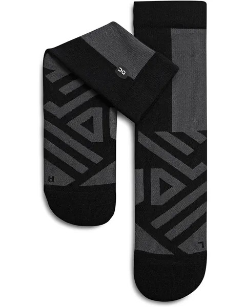 Носки On Performance High Socks, цвет Black/Shadow