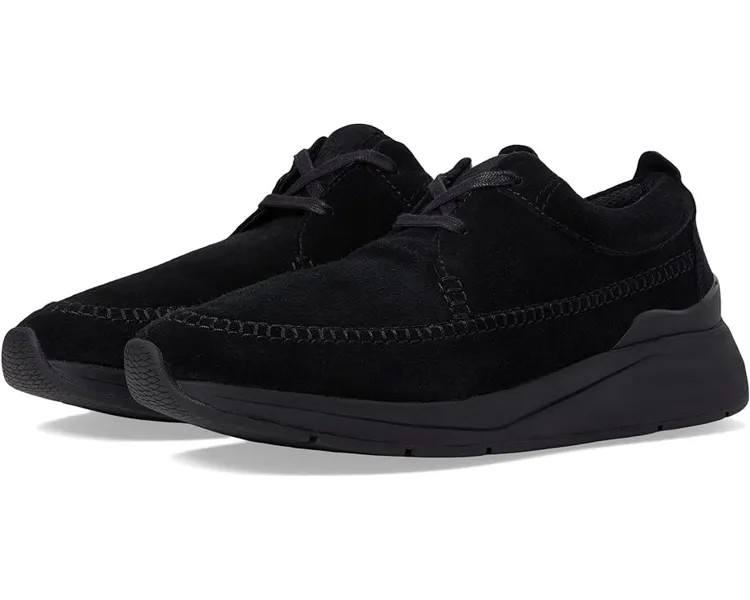 Оксфорды Clarks CoastLite Weave, цвет Black Suede