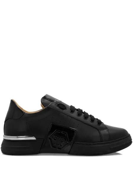 Philipp Plein кеды с логотипом Hexagon, черный