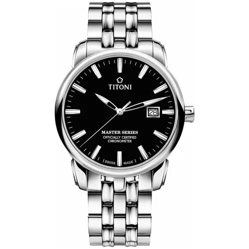Швейцарские механические наручные часы Titoni 83188-S-577