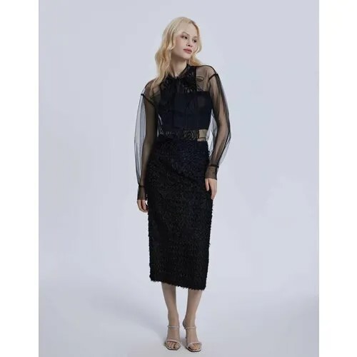 Блуза Gloria Jeans GJ BLACK, размер M (44-46), черный