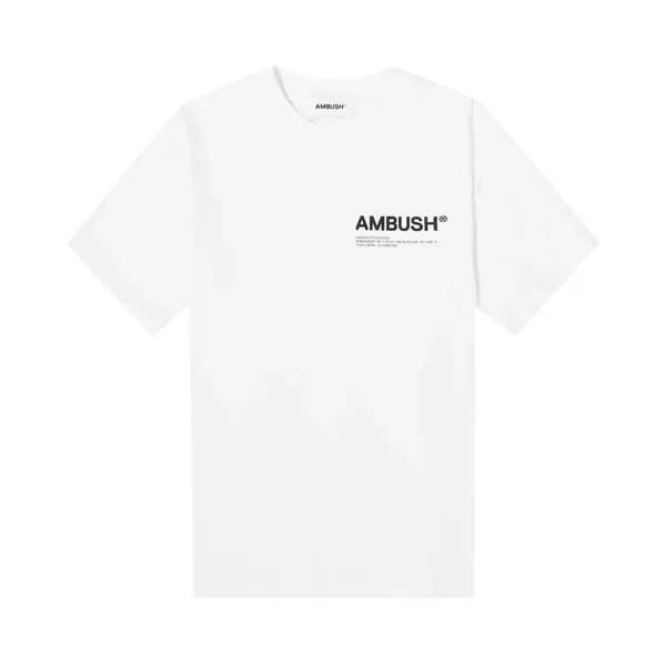 Футболка Ambush Workshop Logo Tee, белый