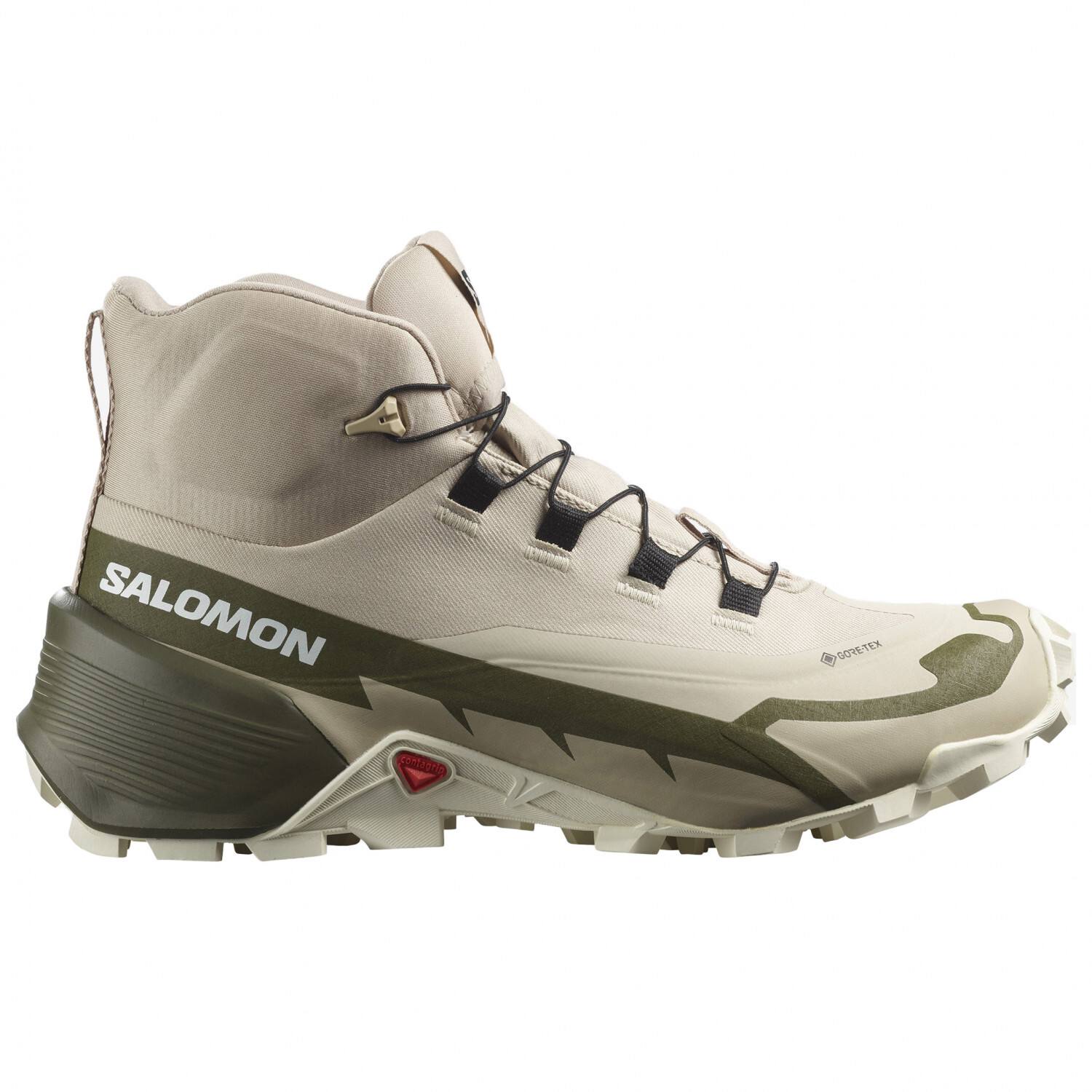 Ботинки для прогулки Salomon Women's Cross Hike 2 Mid GORE TEX, цвет Feather Gray/Olive Night/White