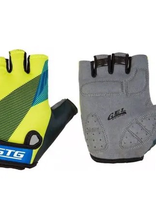 Велосипедные перчатки STG 910(XL / черно-салатовый-синий/XL)