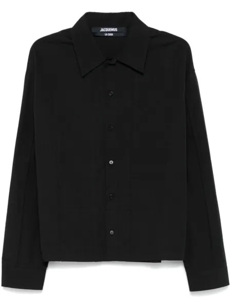 Jacquemus рубашка La Chemise Corto, черный
