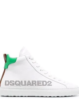 Dsquared2 высокие кеды с логотипом