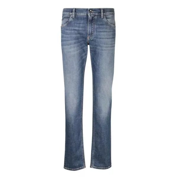 Джинсы slim fit denim jeans Dolce&Gabbana, синий