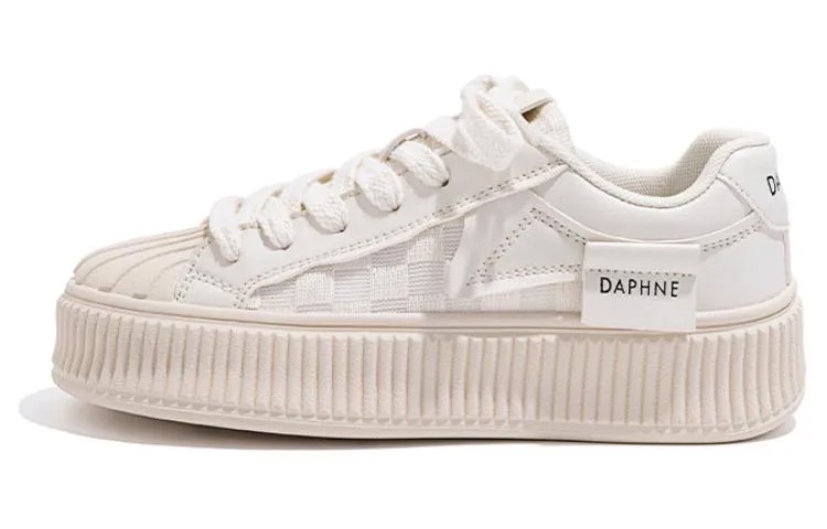Кроссовки DAPHNE Skateboarding Shoes Women's Low-top, бежевый
