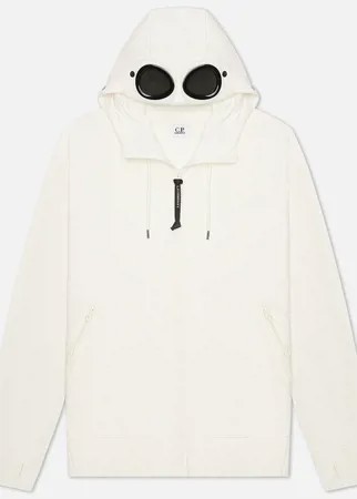 Мужская толстовка C.P. Company Diagonal Raised Fleece Goggle, цвет белый, размер L