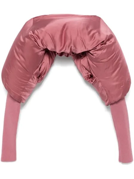 Rick Owens куртка Duvetina Shroud, красный