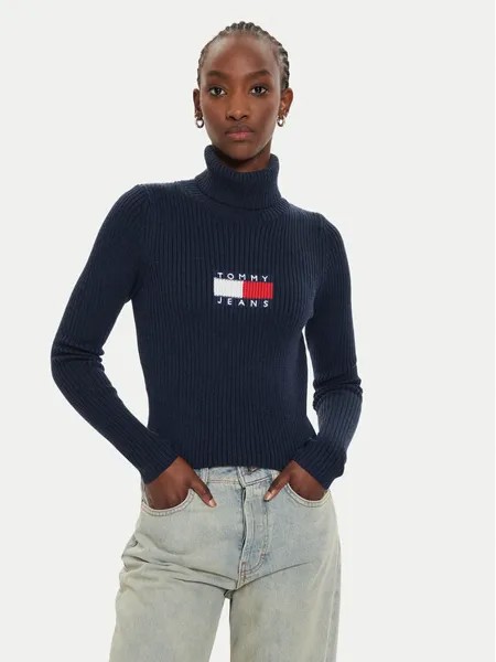 Водолазка стандартного кроя Tommy Jeans, синий