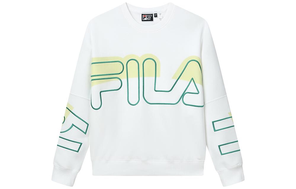 Свитшот женский струящийся Years белый Fila