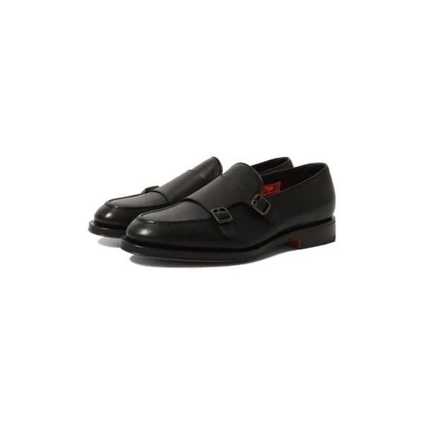 Кожаные монки Santoni