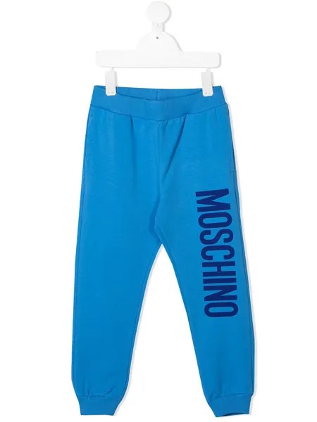 Moschino Kids спортивные брюки с логотипом