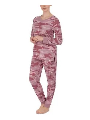 CUDDL DUDS Intimates Розовые камуфляжные штаны для сна с манжетами M