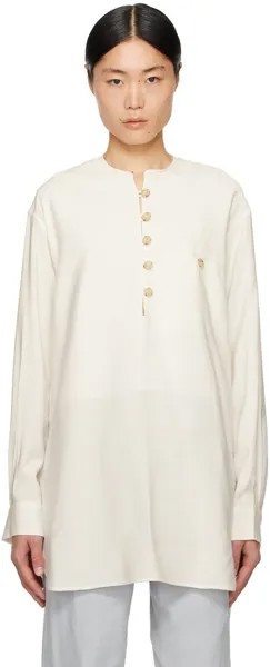 Белая рубашка художника Commas