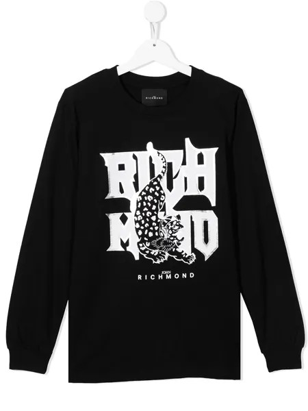 John Richmond Junior свитер с логотипом
