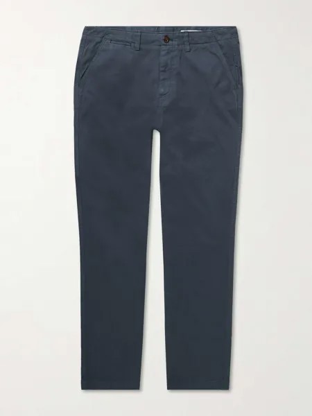 Брюки прямого кроя Nomad Slim-Fit из органического хлопка, окрашенного в готовом виде Outerknown, серый