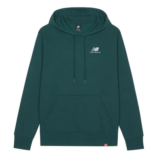 Толстовка New Balance Embroidered Logo Sports Pullover Green, зеленый