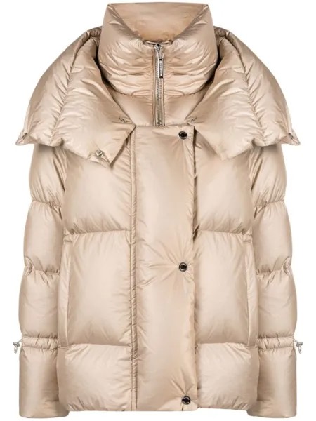 Moorer Madeira puffed down jacket, нейтральный цвет