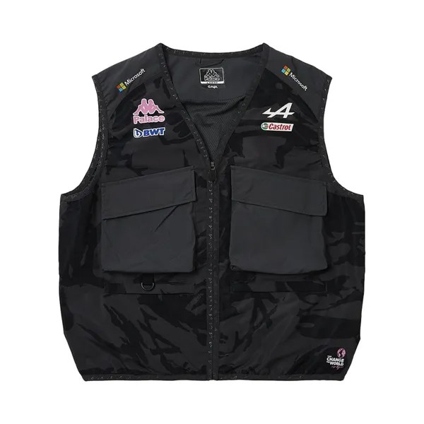 Утепленный жилет Palace x Kappa For Alpine Pit Vest Bodywarmer, цвет Night Desert Camo