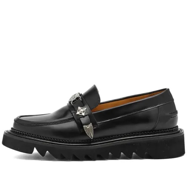 Лоферы Toga Chunky Sole Loafers, черный