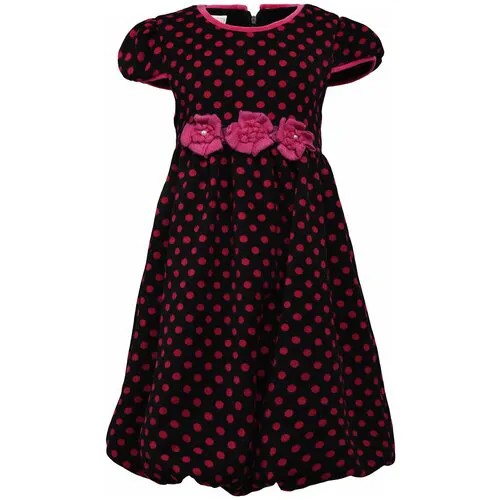 Школьное платье Cascatto, размер 9-10/134-140, розовый, черный