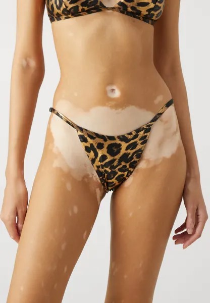 Низ бикини Perfect Fit Good American, цвет gold leopard