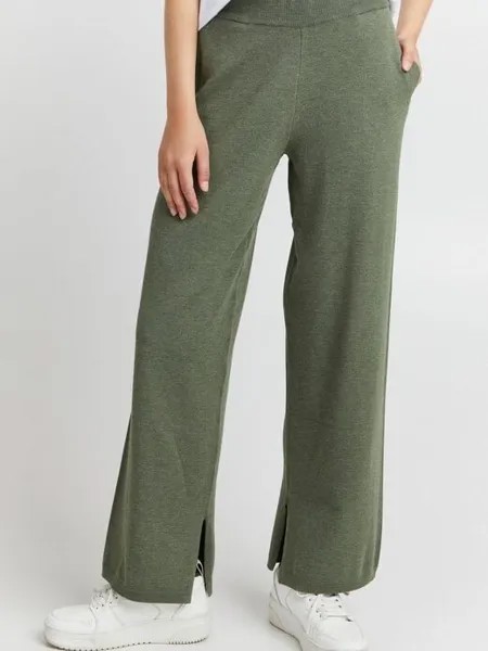 Брюки из ткани пзсара Pulz Jeans, зеленый
