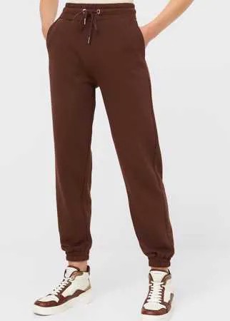 Stradivarius Спортивные Брюки Из Мягкой Ткани Коричневый Xs