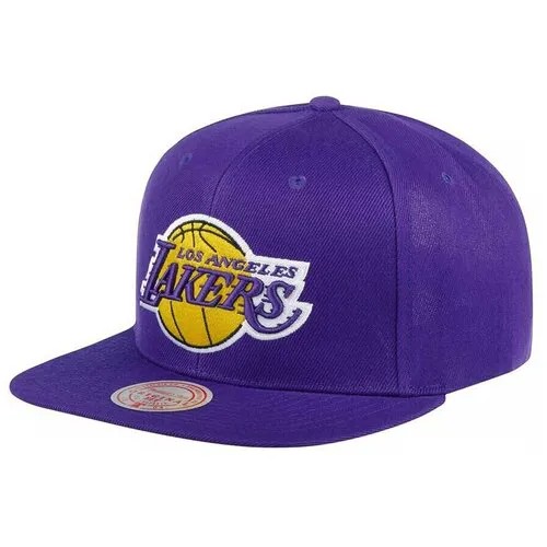 Бейсболка MITCHELL NESS арт. 6HSSSH21228-LALPURP Los Angeles Lakers NBA (фиолетовый), размер ONE