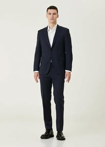 Костюм Лана с микро-рисунком Canali, синий